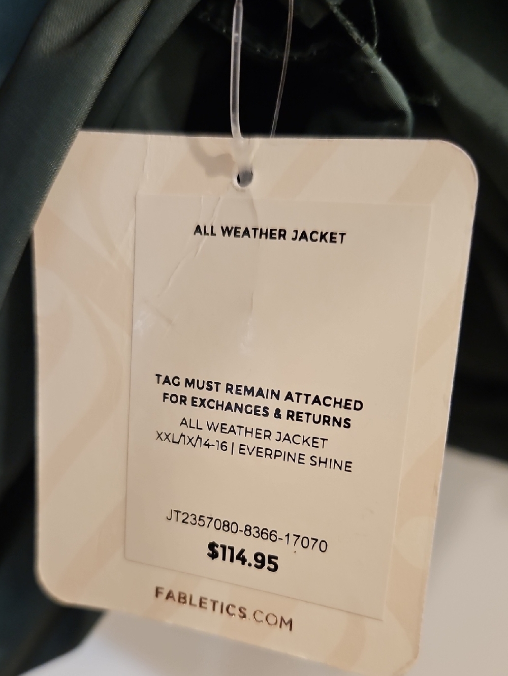 Fabletics All Weather Jacket - Picture 12 of 12